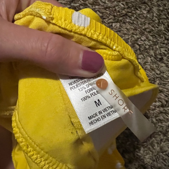 WORN ONCE Shade & Shore Yellow Polka Dot One Piece Bikini - Picture 4 of 4